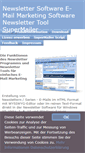 Mobile Screenshot of newslettersoftware.supermailer.de