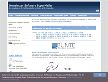 Tablet Screenshot of newsletter-software-referenzen.supermailer.de