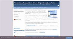 Desktop Screenshot of int.supermailer.de