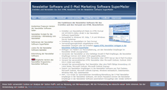 Desktop Screenshot of newsletter-software.supermailer.de