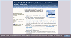 Desktop Screenshot of newsletter-tool.supermailer.de